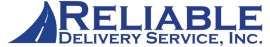 Reliable Delivery Service Logo Blue